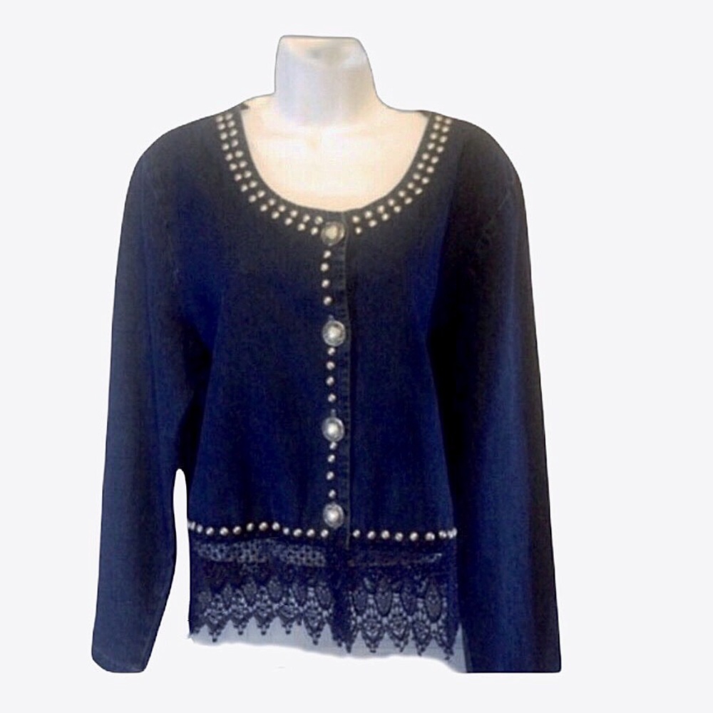 Denim Jacket w/ Embellishments - HP